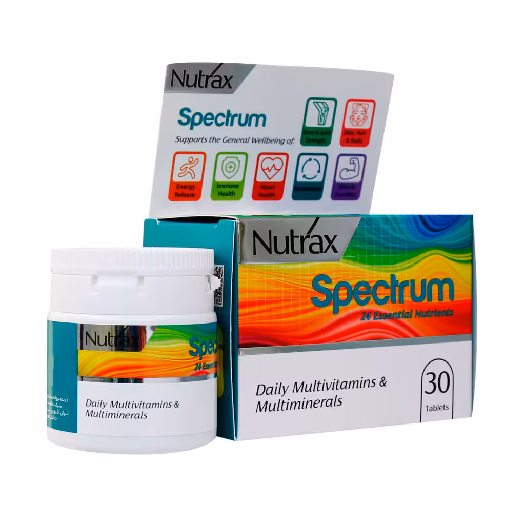 قرص اسپکتروم نوتراکس 30 عدد | Nutrax Spectrum