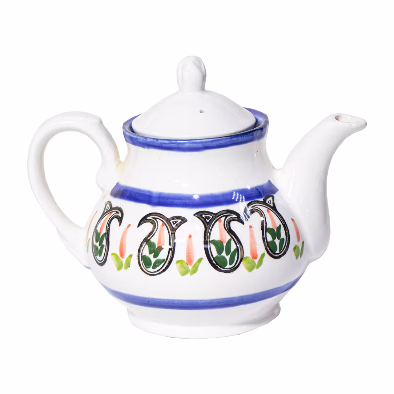 قوری سفالی مدل ترمه