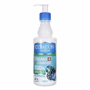 کرم مرطوب کننده کامان مدل Normal حاوی عصاره بلوبری حجم 400 میلی لیتر comeon Moisturizing Normal B complex Cream