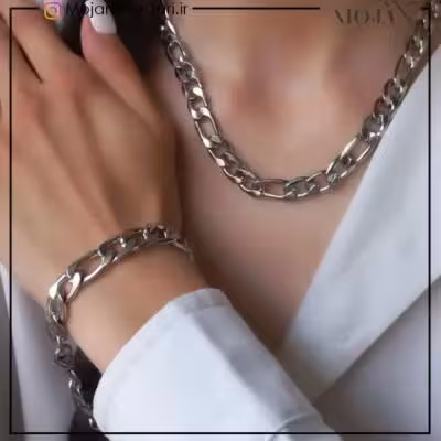 مشخصات و خرید نیم ست فیگارو 8میل سفید کد1126