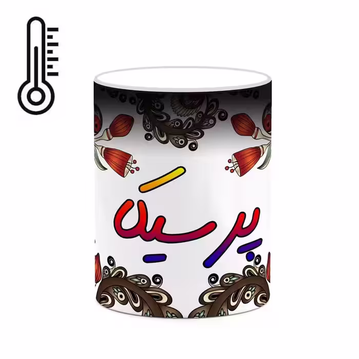 ماگ حرارتی   اسم پرسیکا  سنتی گل و بته کد mgh44373