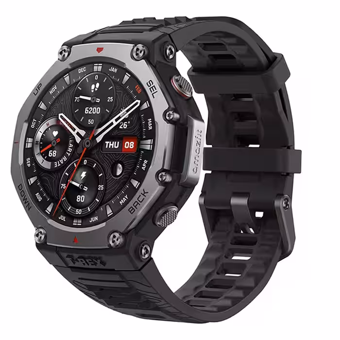 ساعت هوشمند امیزفیت مدل T-Rex 3 (رنگ مشکی)