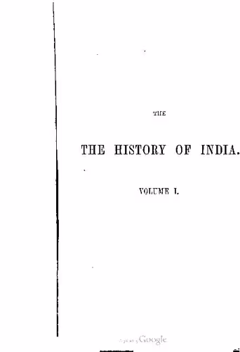 خرید و دانلود نسخه کامل کتاب The history of Indian from the earliest period to the close of Lord Dalhousie&#039;s administration