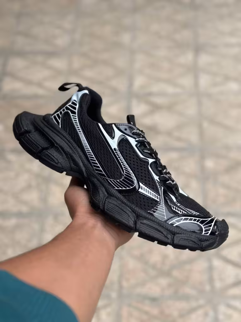 کتونی بالنسیاگا 3XL مشکی ورنی ( 255 )