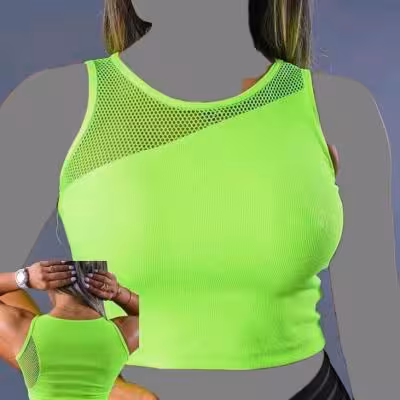 کراپ یقه توری