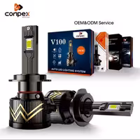 لامپ هدلایت کانپکس conpex  V100 پایه H4 گارانتی تعویض و ارسال رایگان)
