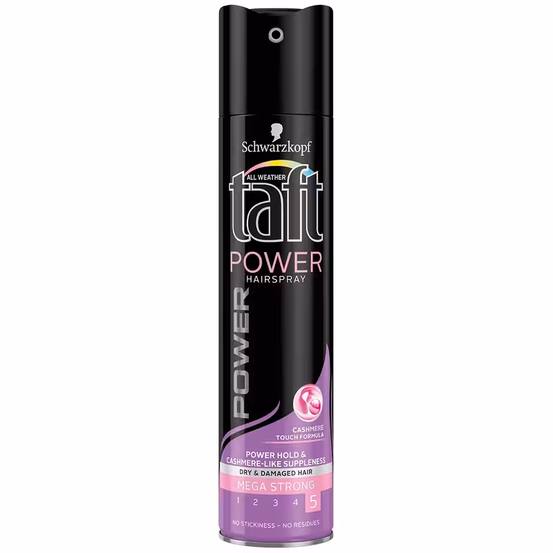 اسپری حالت دهنده مو تافت مدل Power شماره 5 حجم 250 میلی لیتر