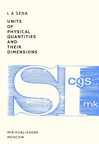 خرید و دانلود نسخه کامل کتاب Units of Physical Quantities and Their Dimensions