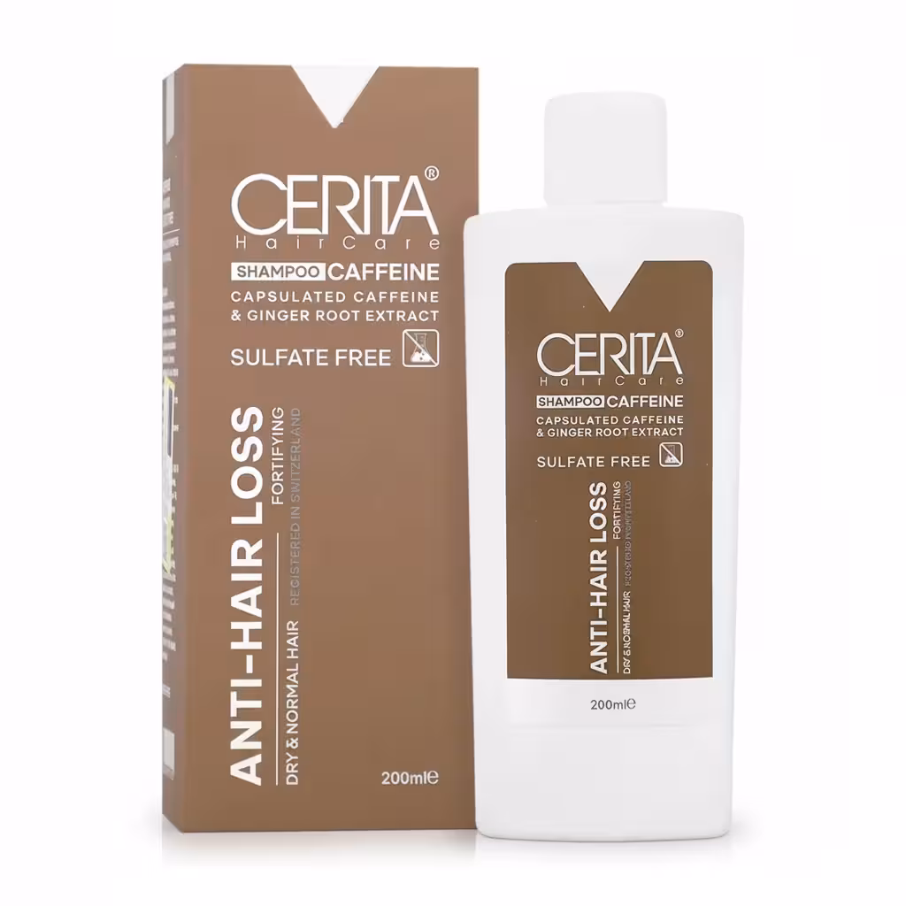 شامپو کافئین فری سولفات سریتا برای موهای خشک 200 میل | Caffeine Fortifying Shampoo For Dry Hair 200ml