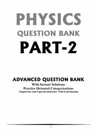 خرید و دانلود نسخه کامل کتاب IIT JEE MAIN PHYSICS PART-2 QUESTION BANK WITH INSTANT EXPLANATIONS PRACTICE ORIENTED CATEGORISATIONS Arihant