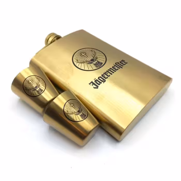 ست قمقمه جیبی استیل دوشات مدل جاگر مایستر 270cc کد a520382