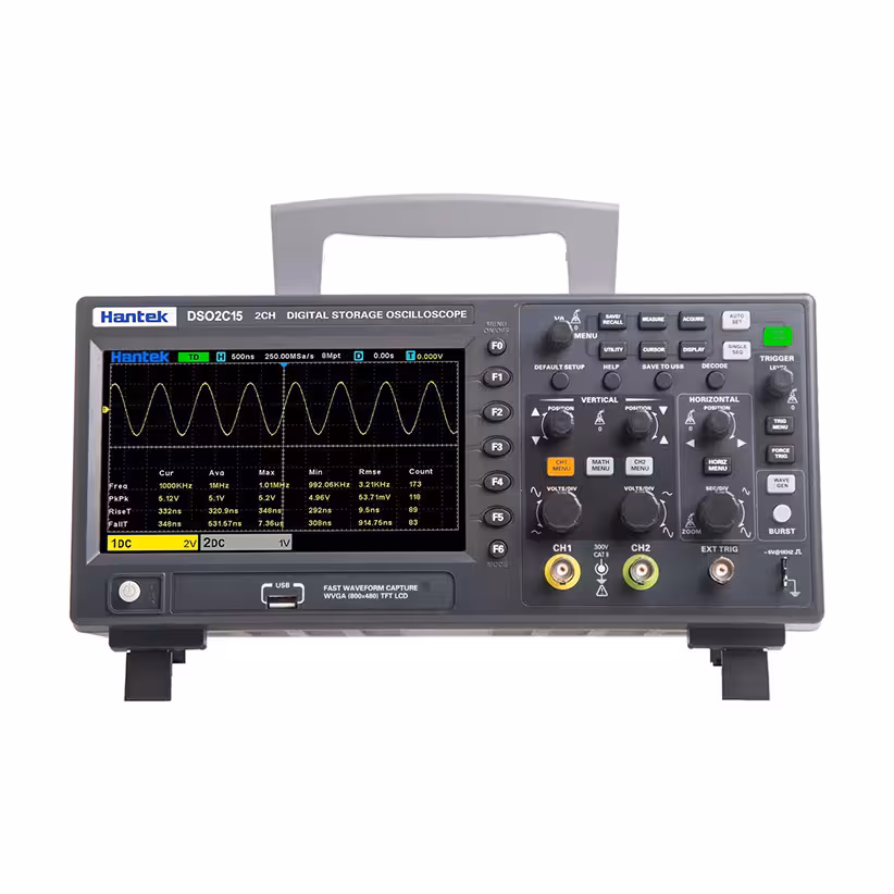 اسیلوسکوپ 150MHz دوکاناله هانتک مدل HANTEK DSO2C15
