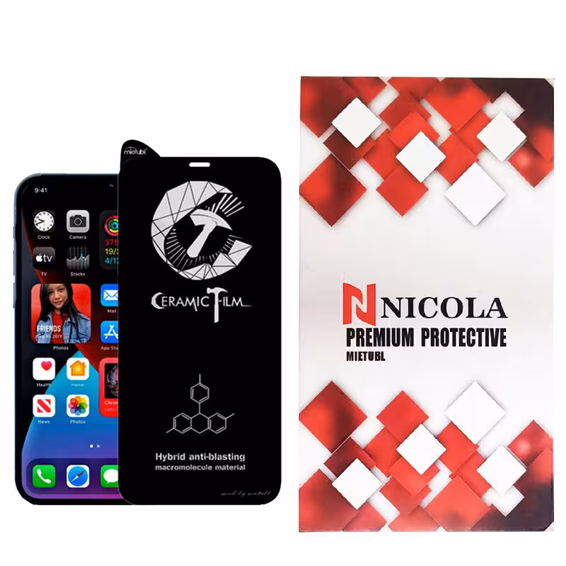 محافظ صفحه نمایش سرامیکی میتوبل مدل N_MTMR مناسب برای گوشی موبایل اپل Iphone 12