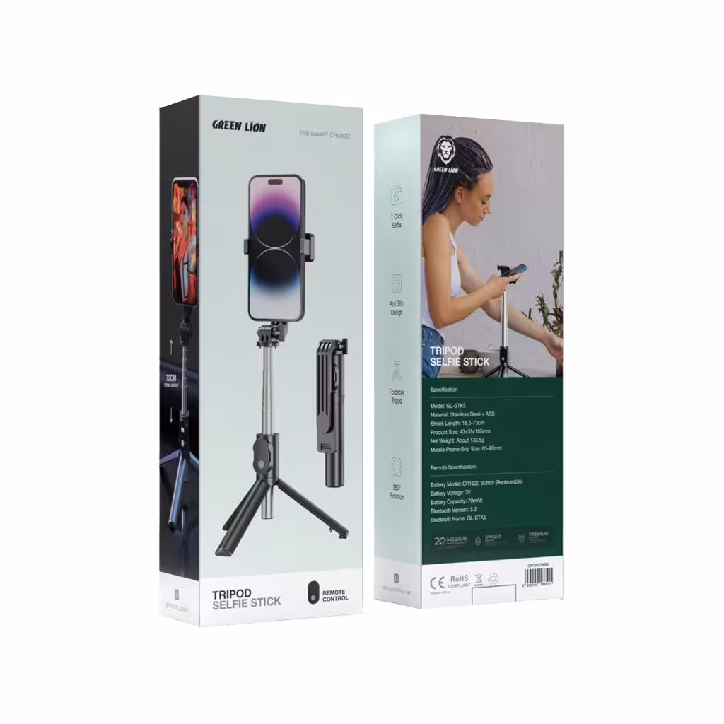 مونوپاد و سه پایه سلفی تریپاد گرین Green Tripod Selfie Stick