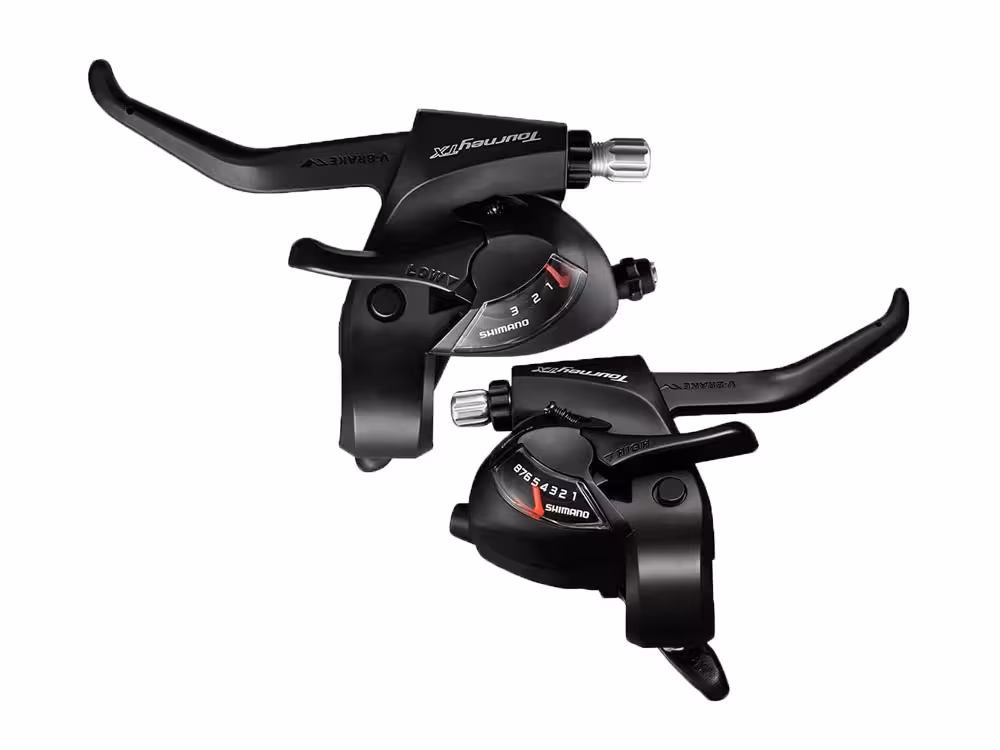 دسته دنده دوچرخه شیمانو مدل Shimano Tourney ST-TX800 3×8