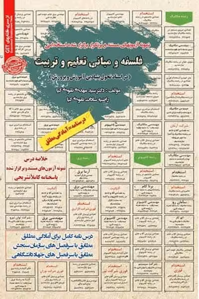 استخدامی فلسفه و مبانی تعلیم و تربیت در اسناد تحول بنیادین آموزش و پرورش سامان سنجش