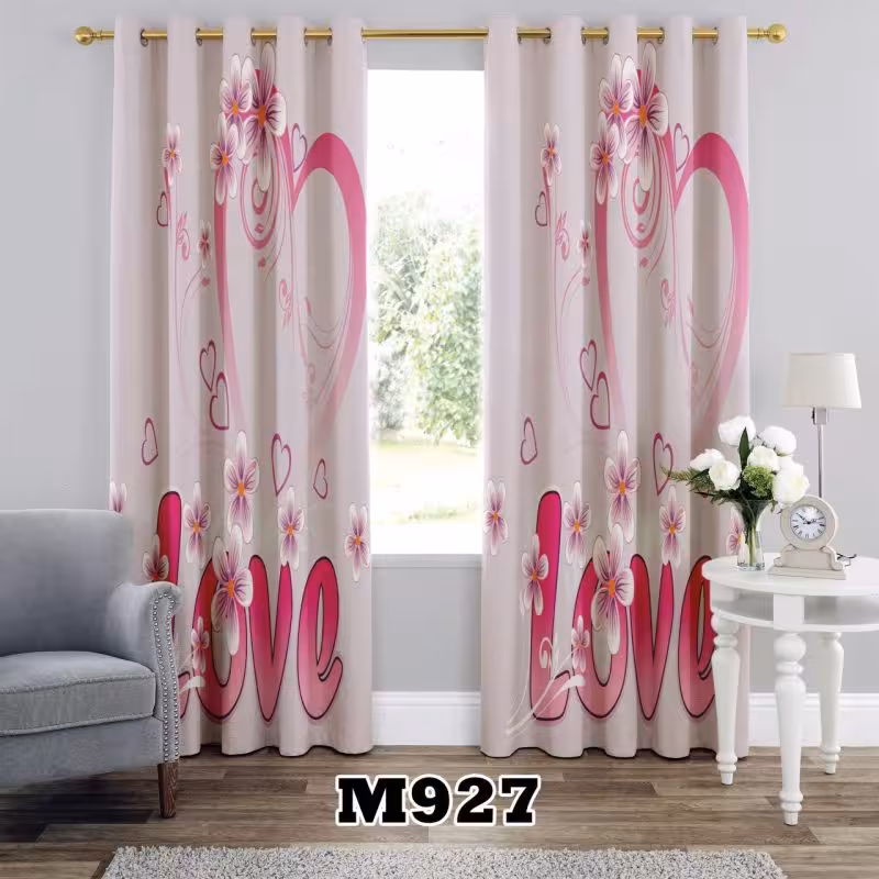 پرده سه بعدی طرح لاو