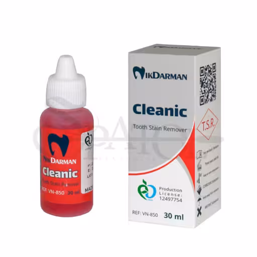 محلول لکه بردندان نیک درمان Cleanic Nik Darman