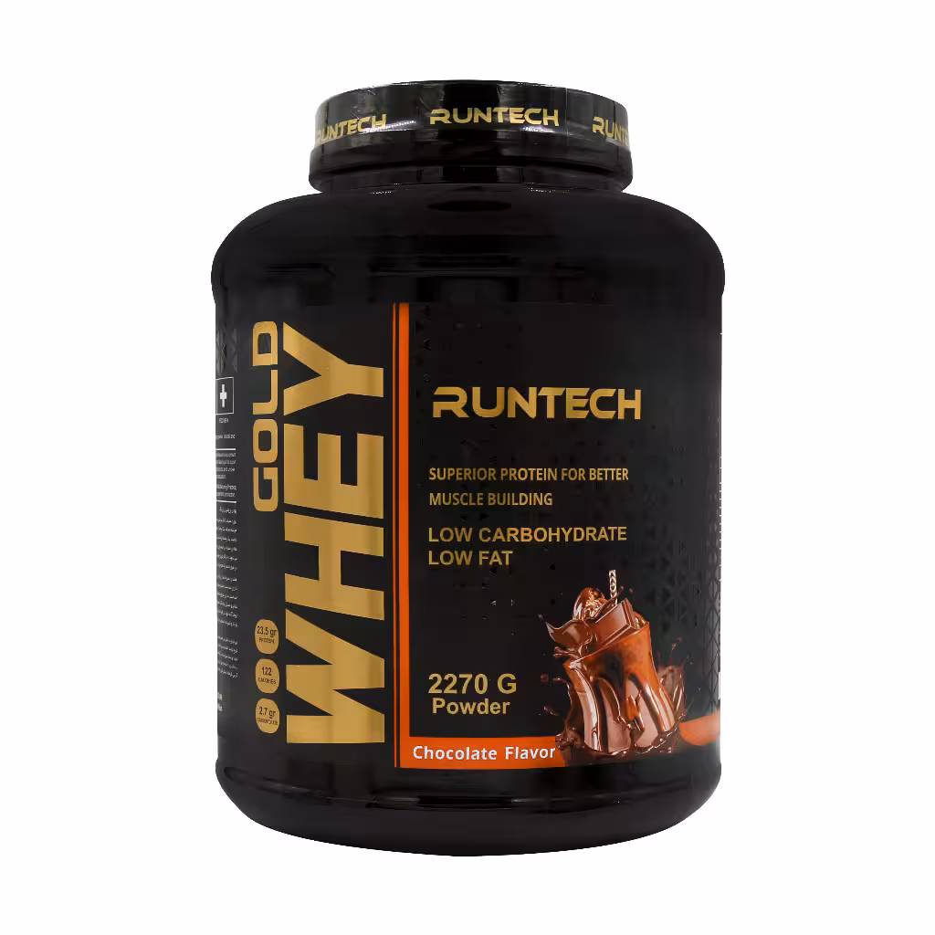 پودر پروتئین وی گلد رانتک 2270 گرم Runtech Whey Protein Gold 2270 g