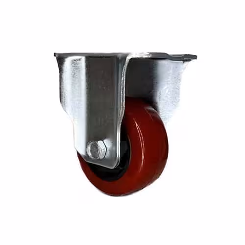 چرخ ثابت ورق سنگین زرشکی سایز 10