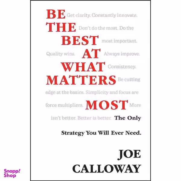کتاب Be the Best at What Matters Most اثر Joe Calloway انتشارات Wiley