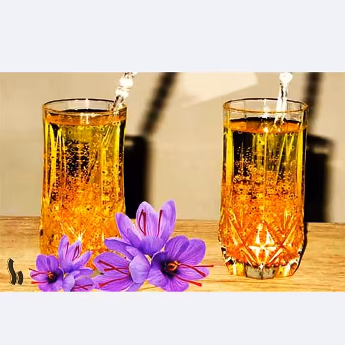 شربت زعفران سنتی و 100 درصد طبیعی بدون رنگ و اسانس ضمانتی | amazonchi