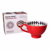 فنجان لته‌خوری دنی‌هوم (Danny Home) طرح قرمز باماهاس