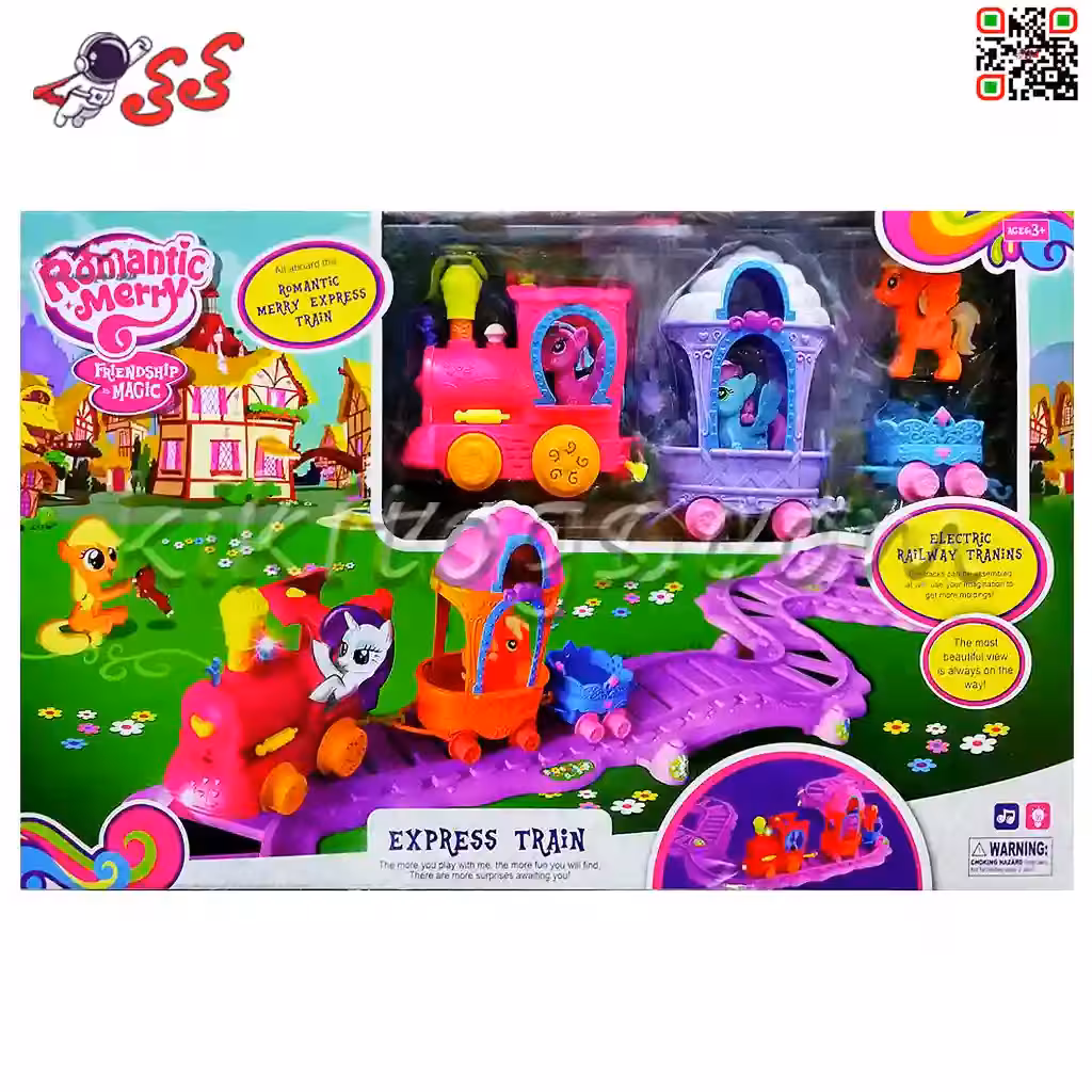 اسباب بازی قطار پونی بزرگ موزیکال ROMANTIC MERRY 88364