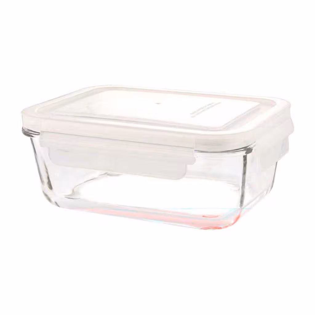 ظرف شیشه ای مستطیل 1.7 لیتر لیمون 1800