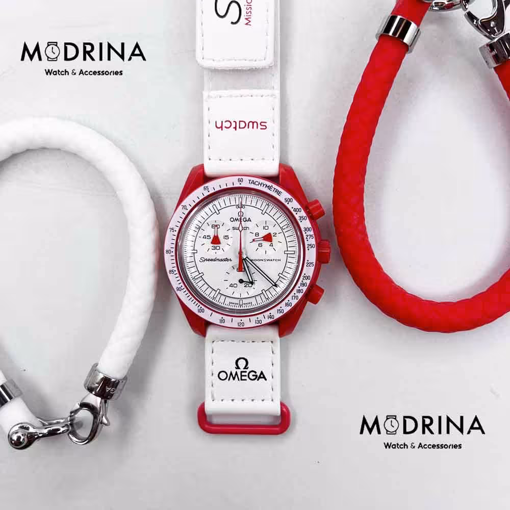 ساعت امگا سواچ مارس مریخ OMEGA X SWATCH MOON PHASE