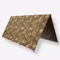 تارپ سولوگناک – سایبان حرفه ای بوشکرفت Solognac Bushcraft Waterproof Canopy – Hunting and Nature Observation – Camouflage Pattern