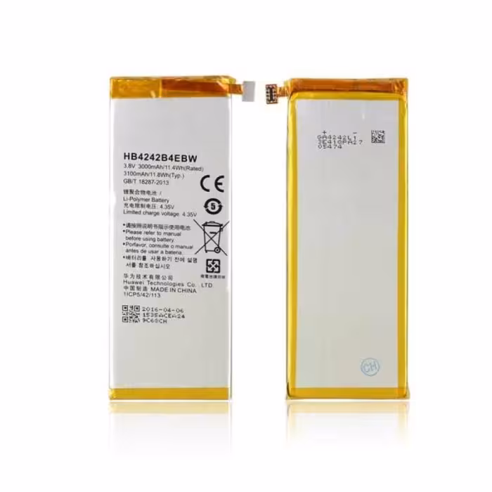 باتری اصلی هوآوی HUAWEI HONOR 6 مدل HB4242B4EBW ظرفیت 3000mAh