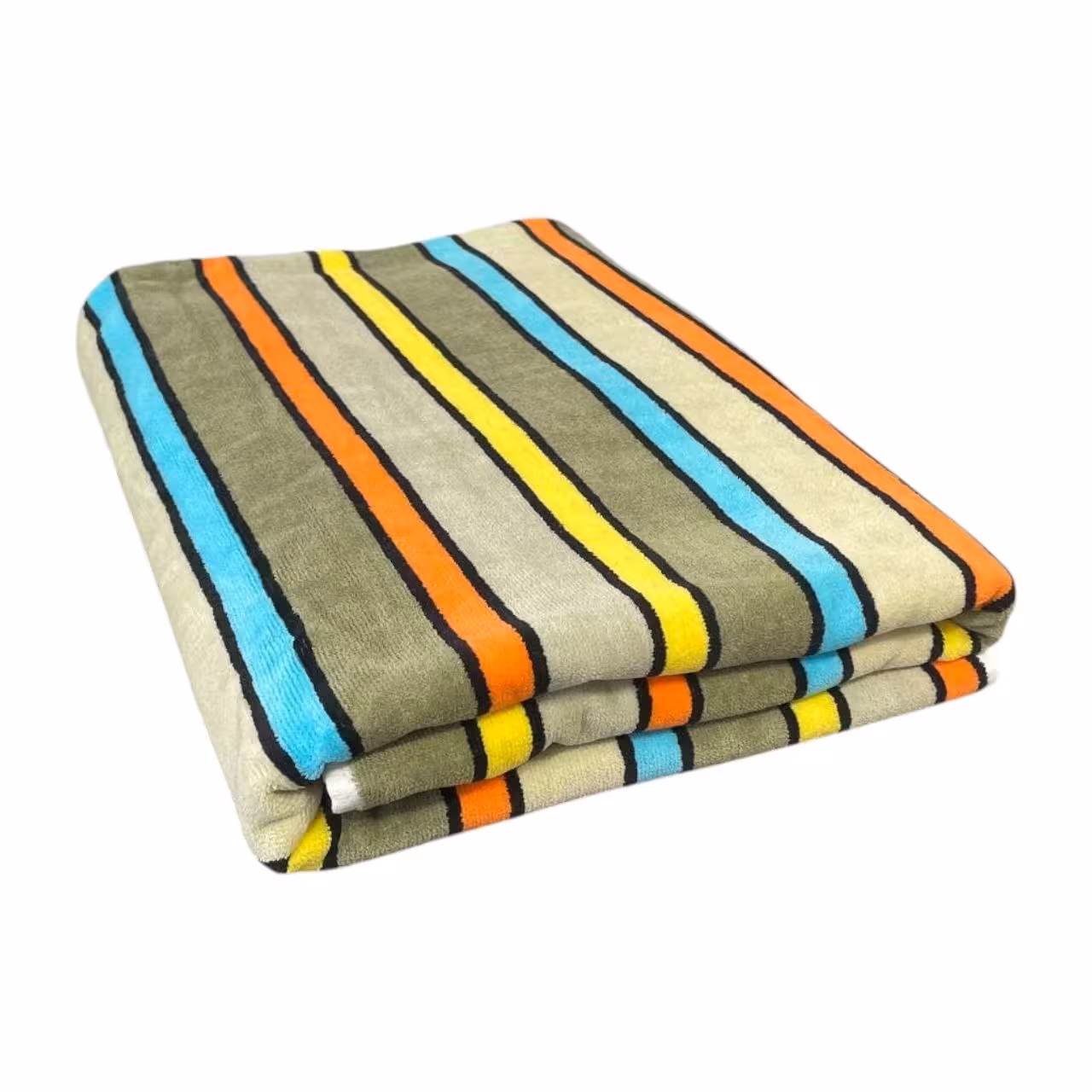 حوله حمامی ماندگار مدل راه راه سایز 90×150 سانتی‌متر