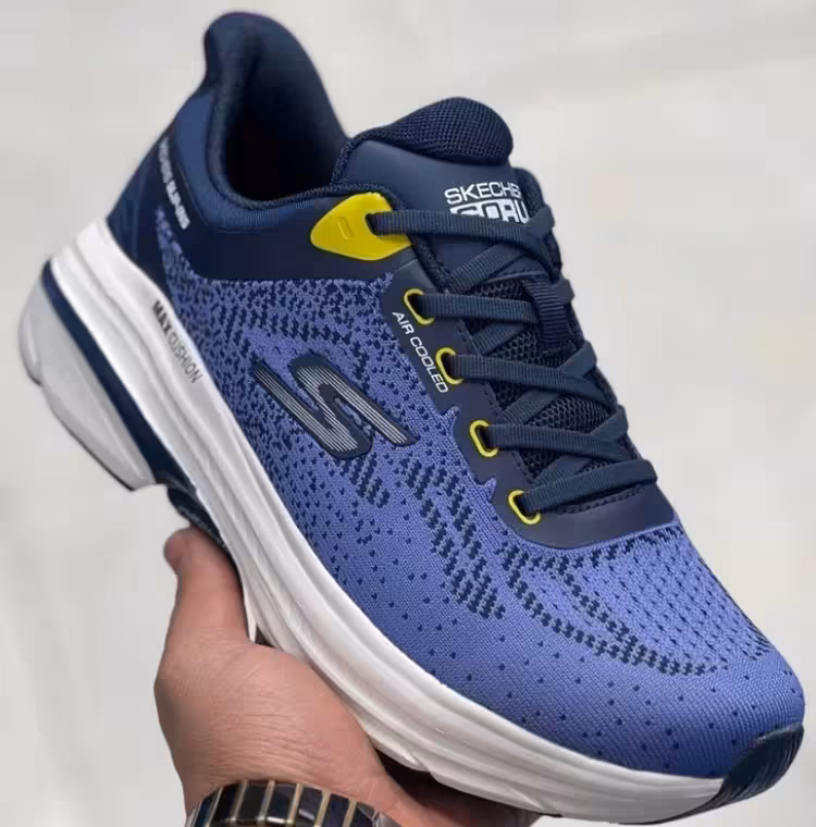 کتونی اسکیچرز بی ‌بند آبی سایز 40 تا 45 Skechers