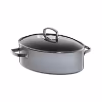 رستر بیضی فیوژن تک 36,5 سانت وی ام اف | WMF FUSIONTEC OVAL ROASTER 36CM PLATINUM