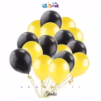پک بادکنک زرد مشکی