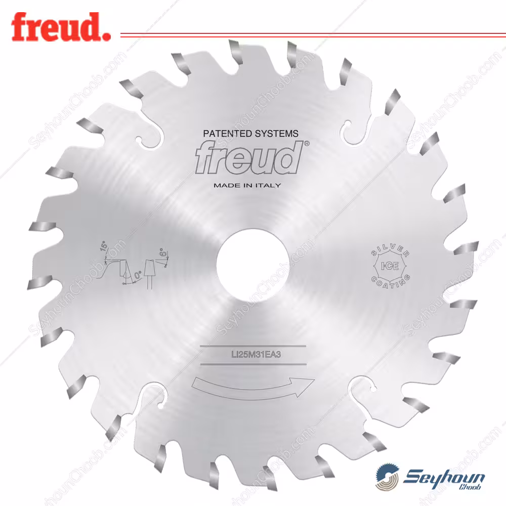 تیغ اره الماسه خط زن قطر 12 سانتی متر 24 دندانه فرود مدل LI25M31EA3