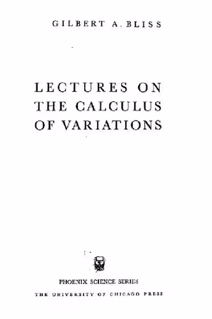 خرید و دانلود نسخه کامل کتاب Lectures on the calculus of variations