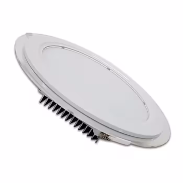 چراغ سقفی دور شیشه‌ ای گرد 30 وات پارس شهاب مدل نسترن