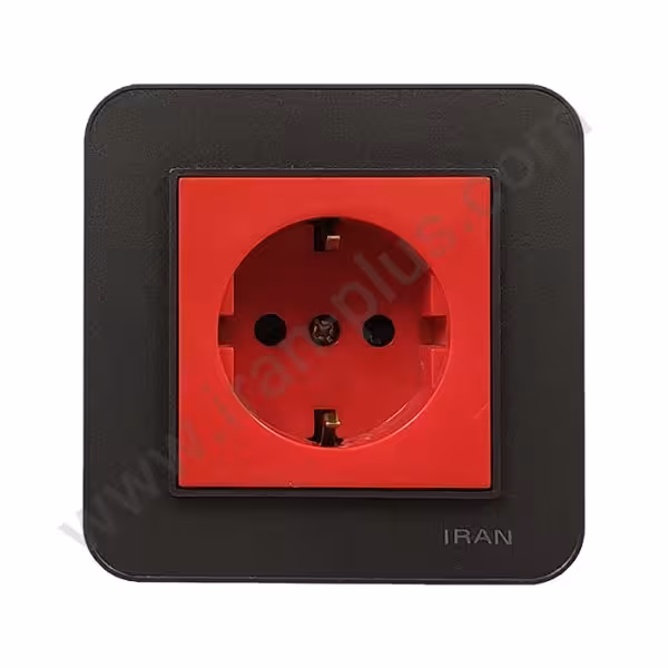 پریز ارت محافظ دار ups مدل ارس زغال سنگی