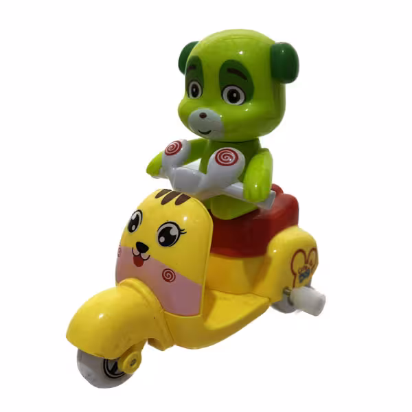 اسباب بازی کوکی مدل beary طرح خرس موتور سوار