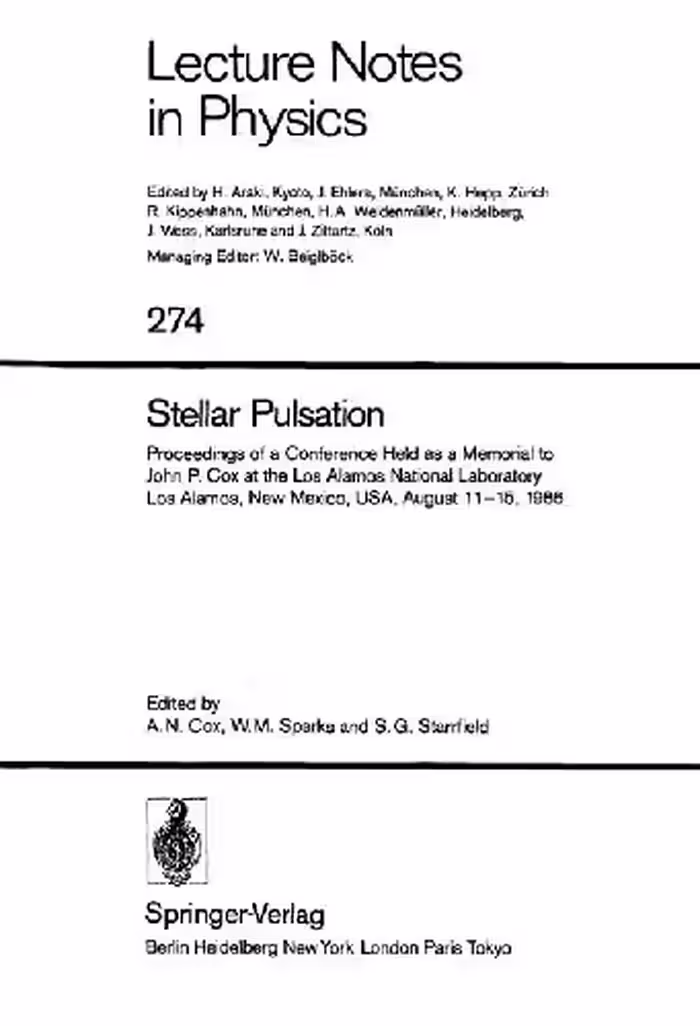 خرید و دانلود نسخه کامل کتاب Stellar Pulsation