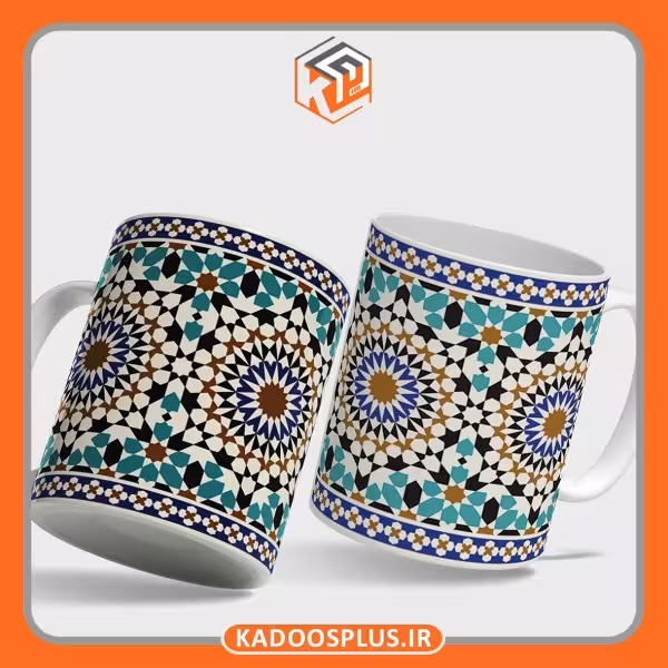 لیوان طرح کاشی سنتی مدل K2