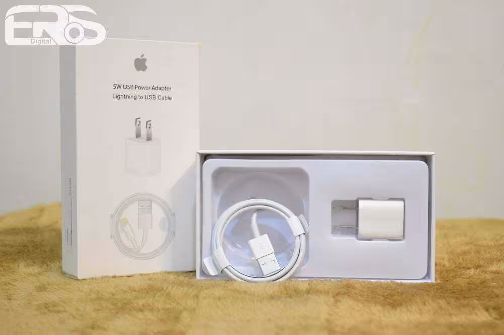شارژر 5W اپل به همراه کابل شارژ