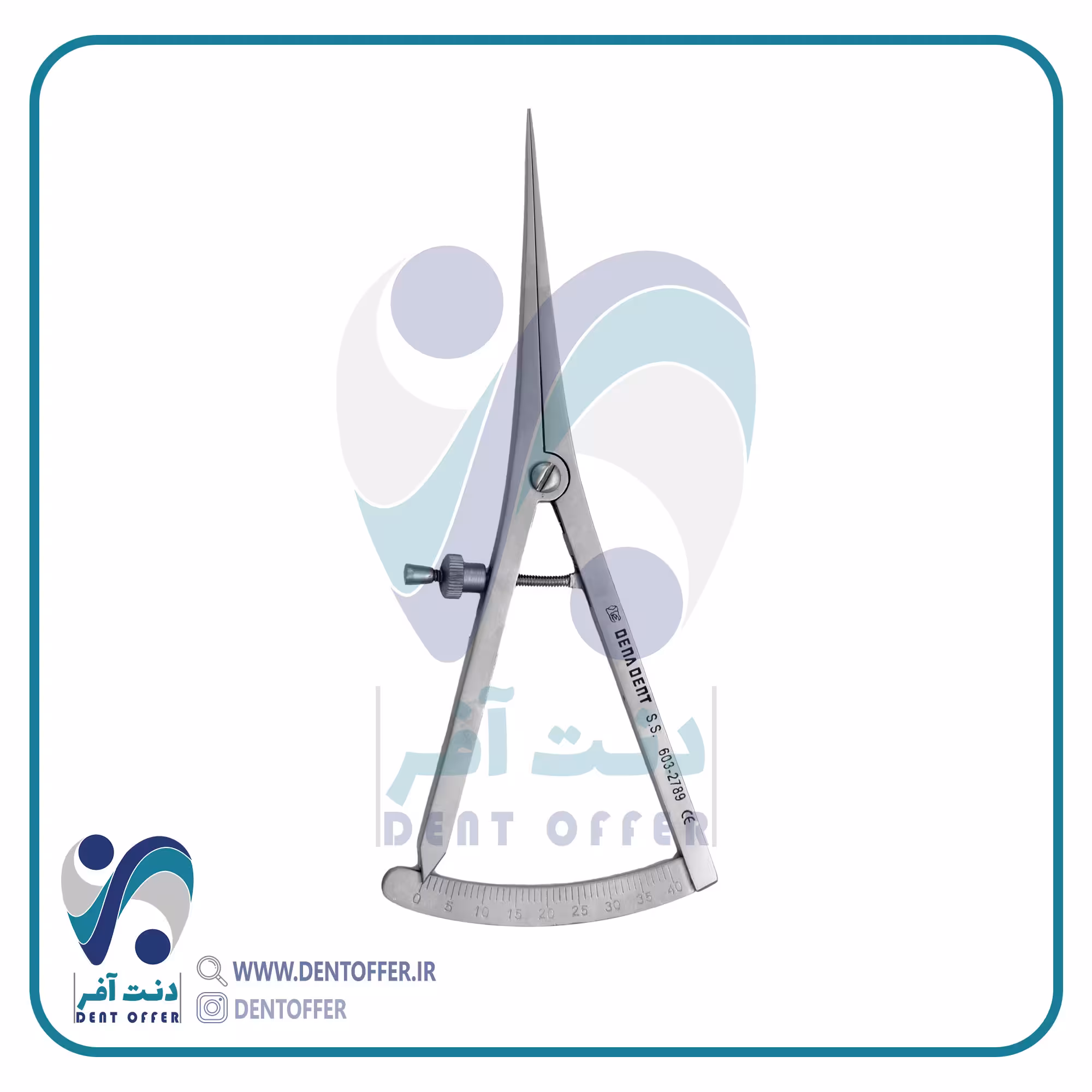 کالیپر مستقیم 0.40mm برند دنا پویا