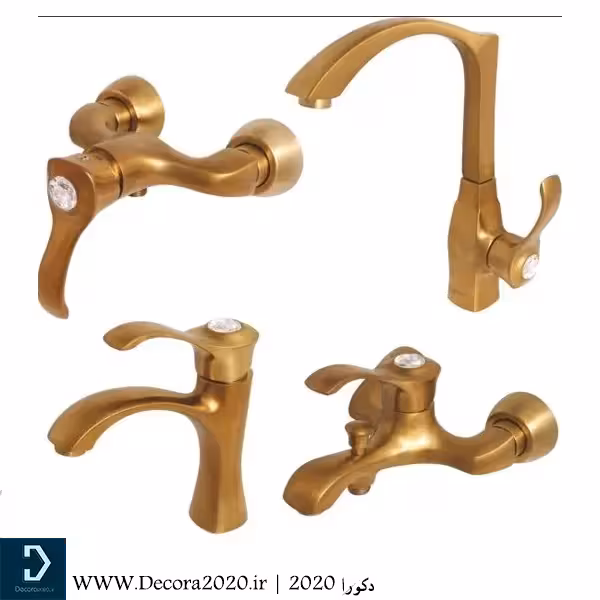 ست شیرآلات شیبه مدل تابان