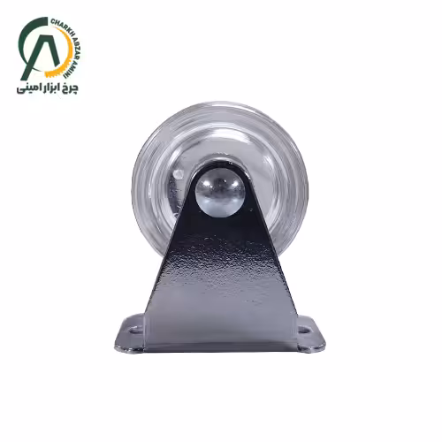 چرخ لوکس چمدانی شیشه ای ثابت قطر 40 میلی متر