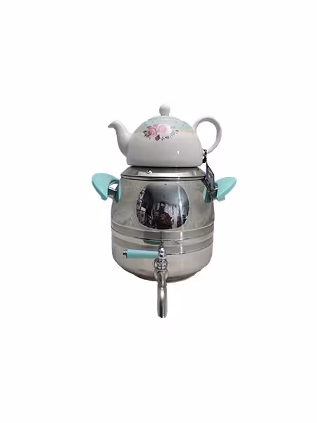 ست کتری و قوری نزاز کد 4040 سبز