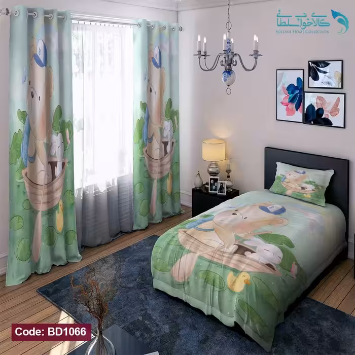 روتختی طرح خرس کوچولو قایق سوار یکنفره کد BD1066