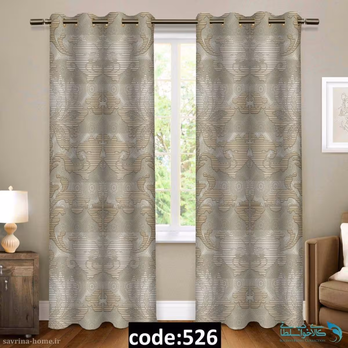 پرده پانچی سری اسلیمی مدل Sh-526